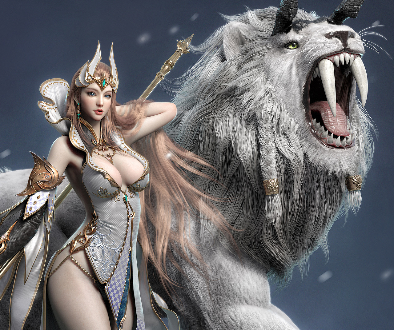 【翼次方】角色建模丨极地法师~