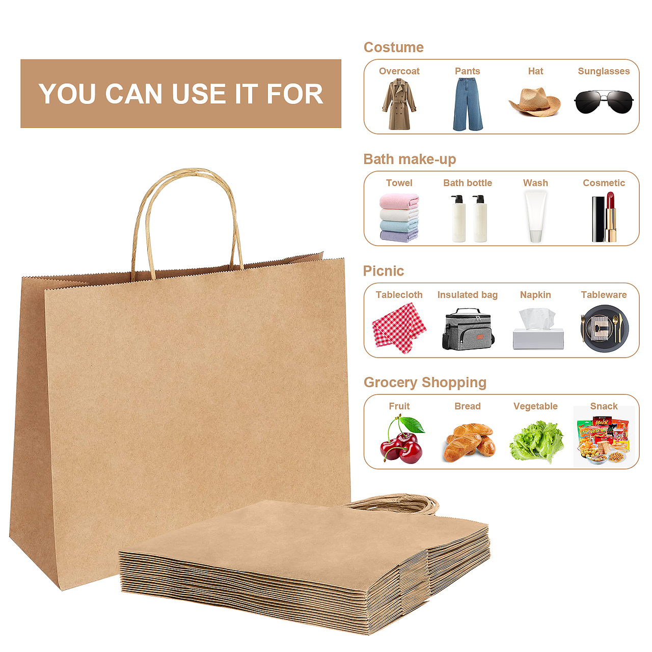 牛皮手提 亚马逊 主图 A+