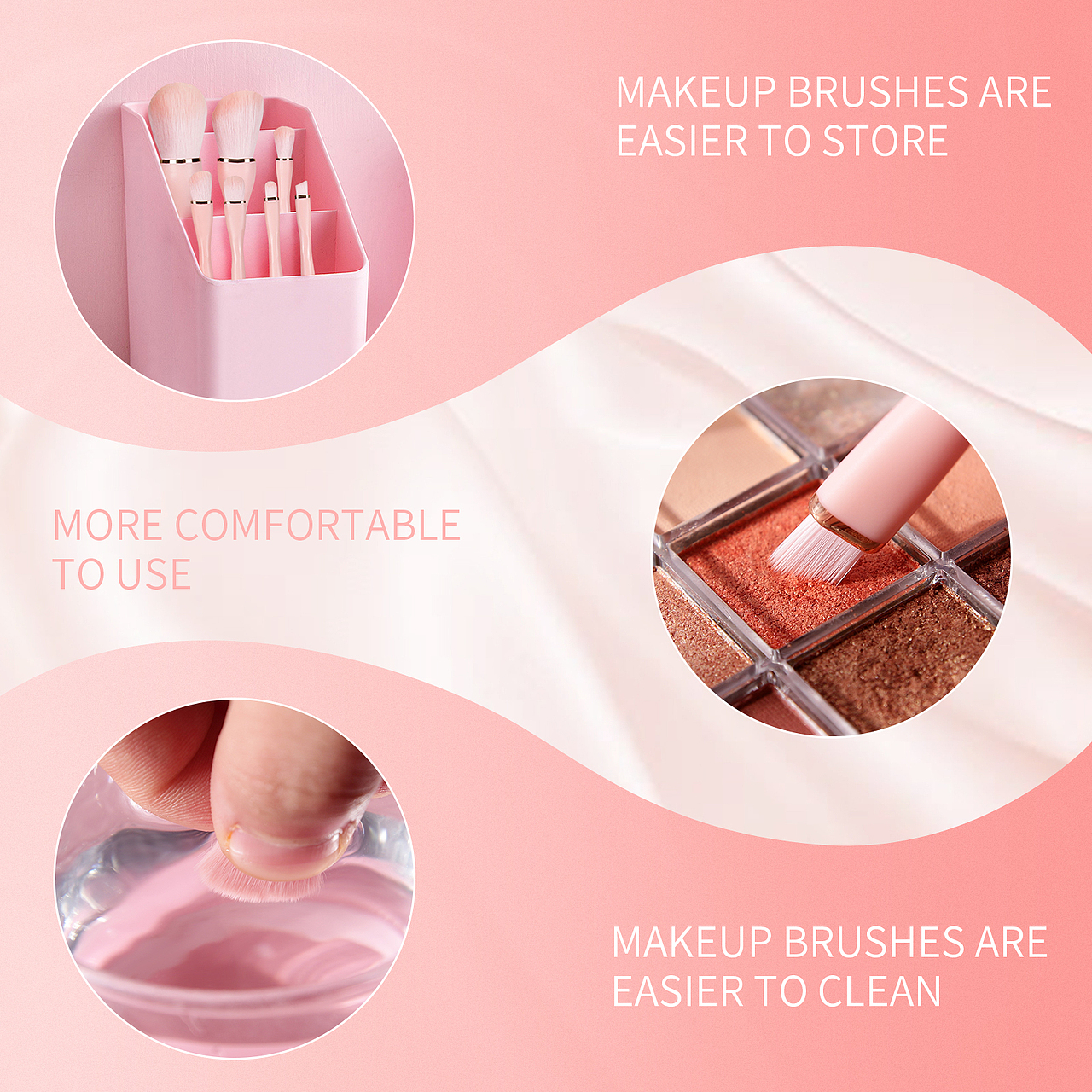 化妆刷亚马逊主图套图