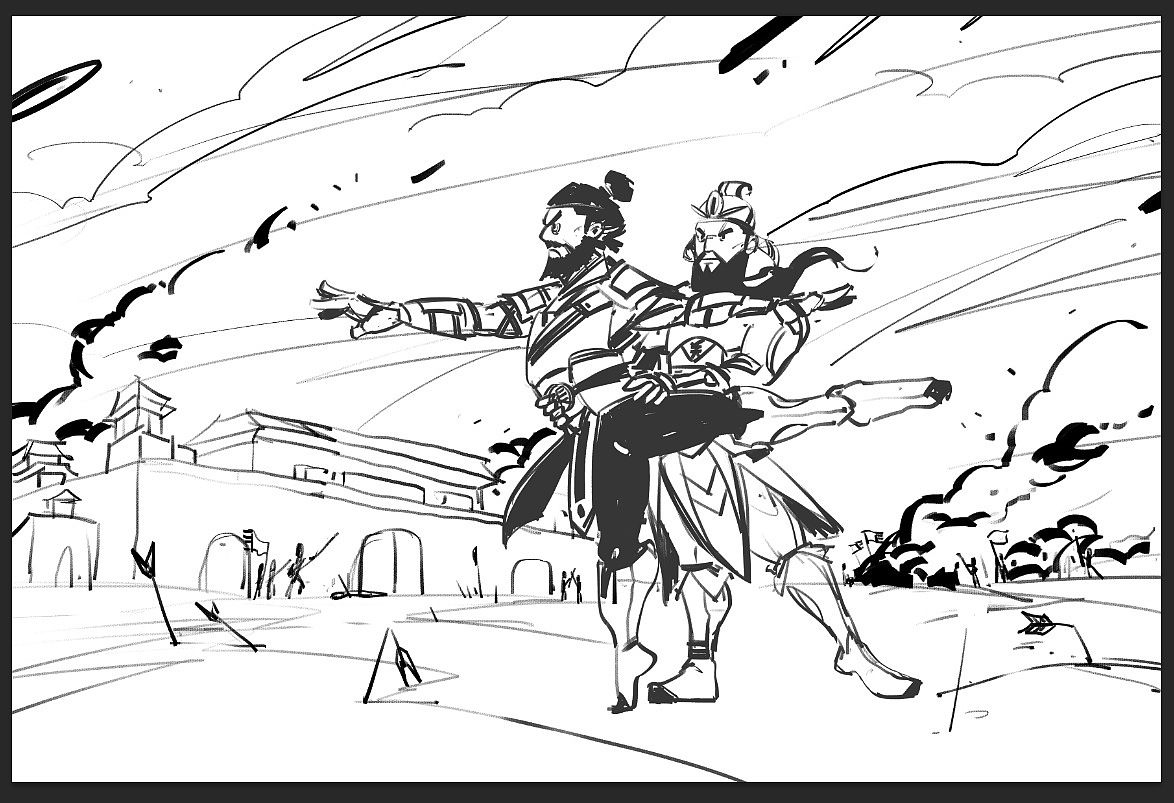 腾讯三国手游《全民主公》（图ZMzIwODgzNjQ0） - 海报 - 站酷设计师fd原创素材 - 站酷ZCOOL