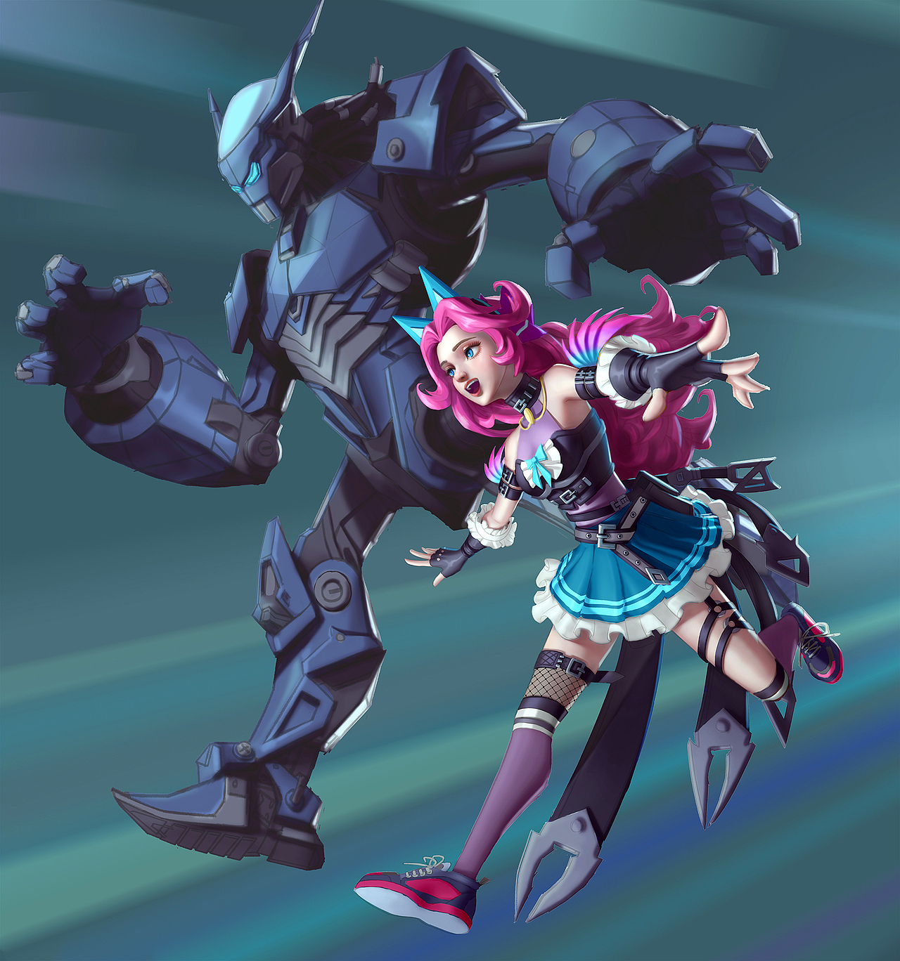 小女孩与机器人2