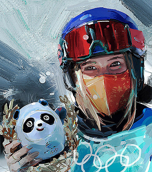 2022年1-4月肖像涂绘小结