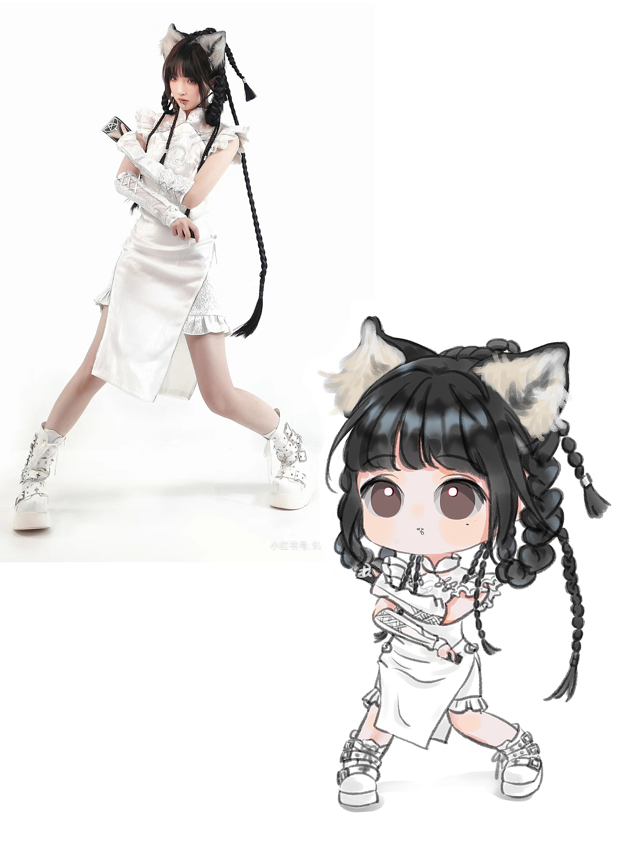 Q版人物打卡合集（图ZMzU4NTA5MzQw） - 创作习作 - 站酷设计师耀耀吃吃原创素材 - 站酷ZCOOL