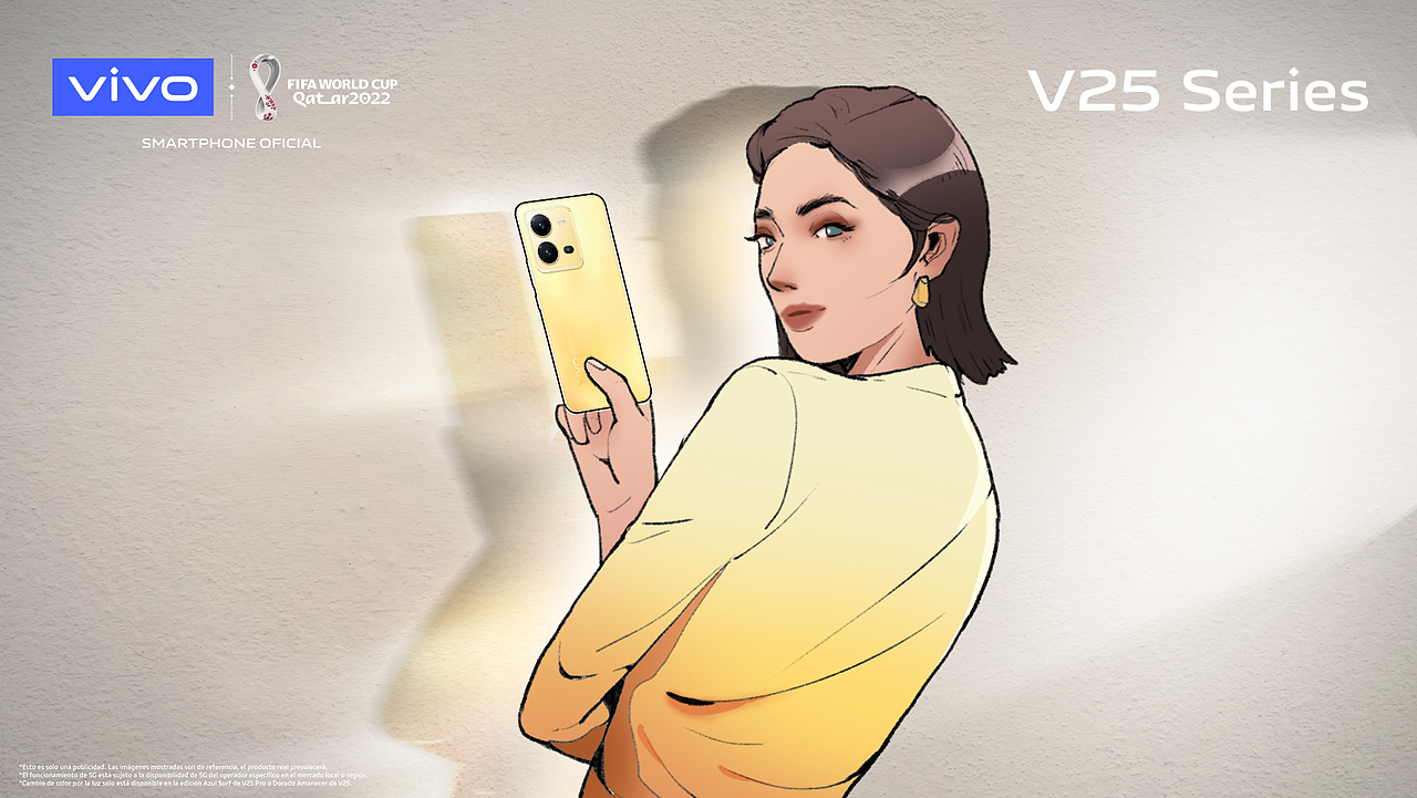 VIVO V25 拉美 模特美图美术方案&成品海报