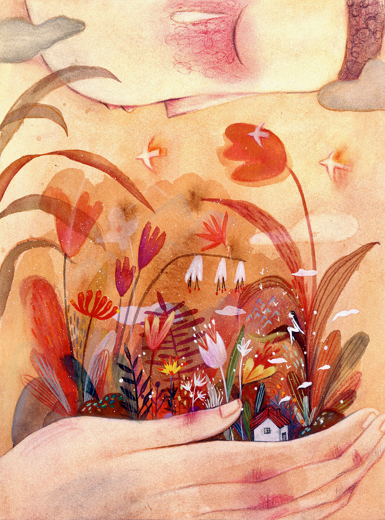 《万物繁花》佟彤个人插画展(系列作品篇)(图ZMzY5MjEyMTIw) - 艺术插画 - 站酷设计师佟彤ART原创素材 - 站酷ZCOOL