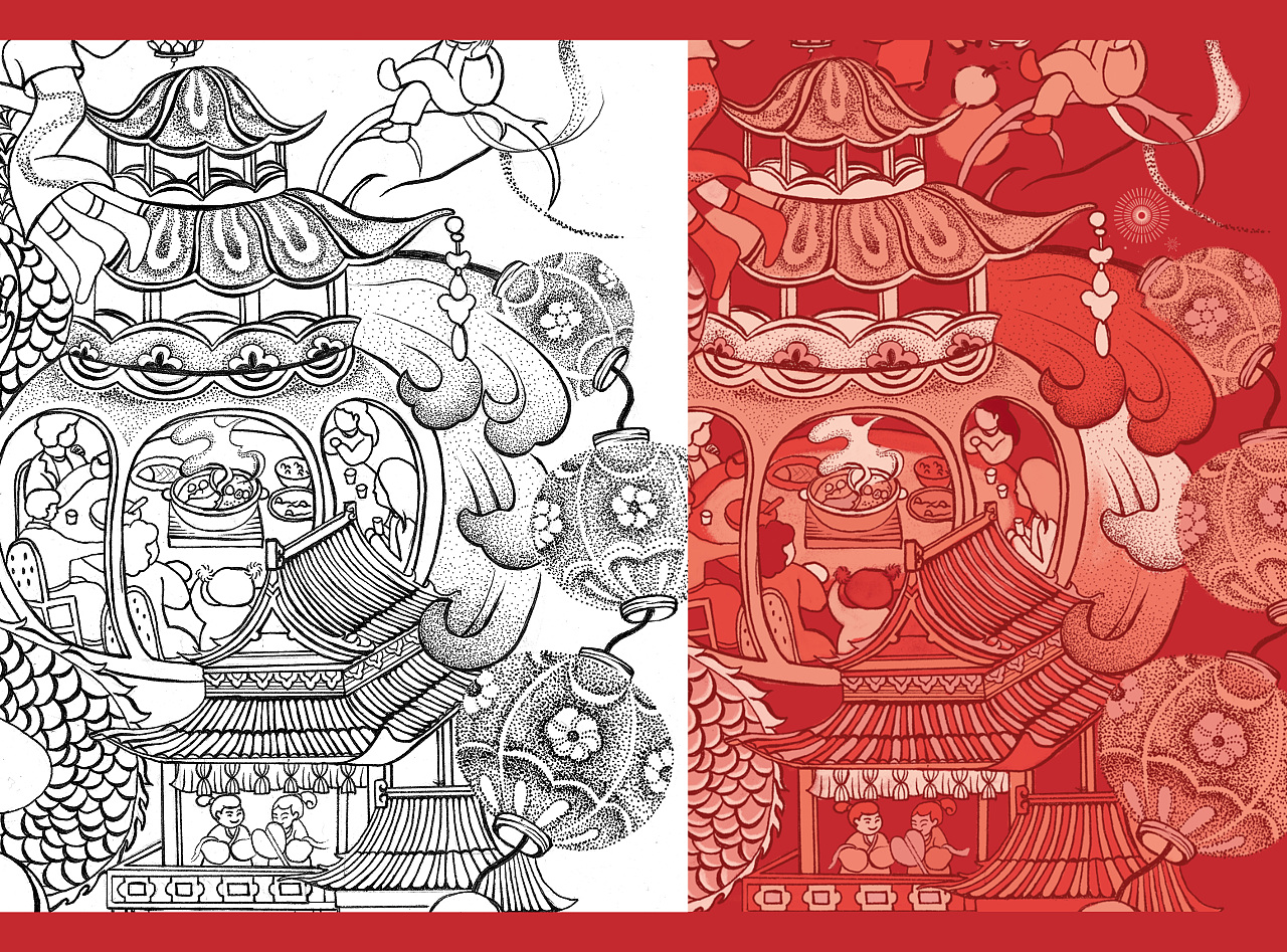 中国节（图ZMzUyNzYyNTU2） - 创作习作 - 站酷设计师阿瑶儿原创素材 - 站酷ZCOOL