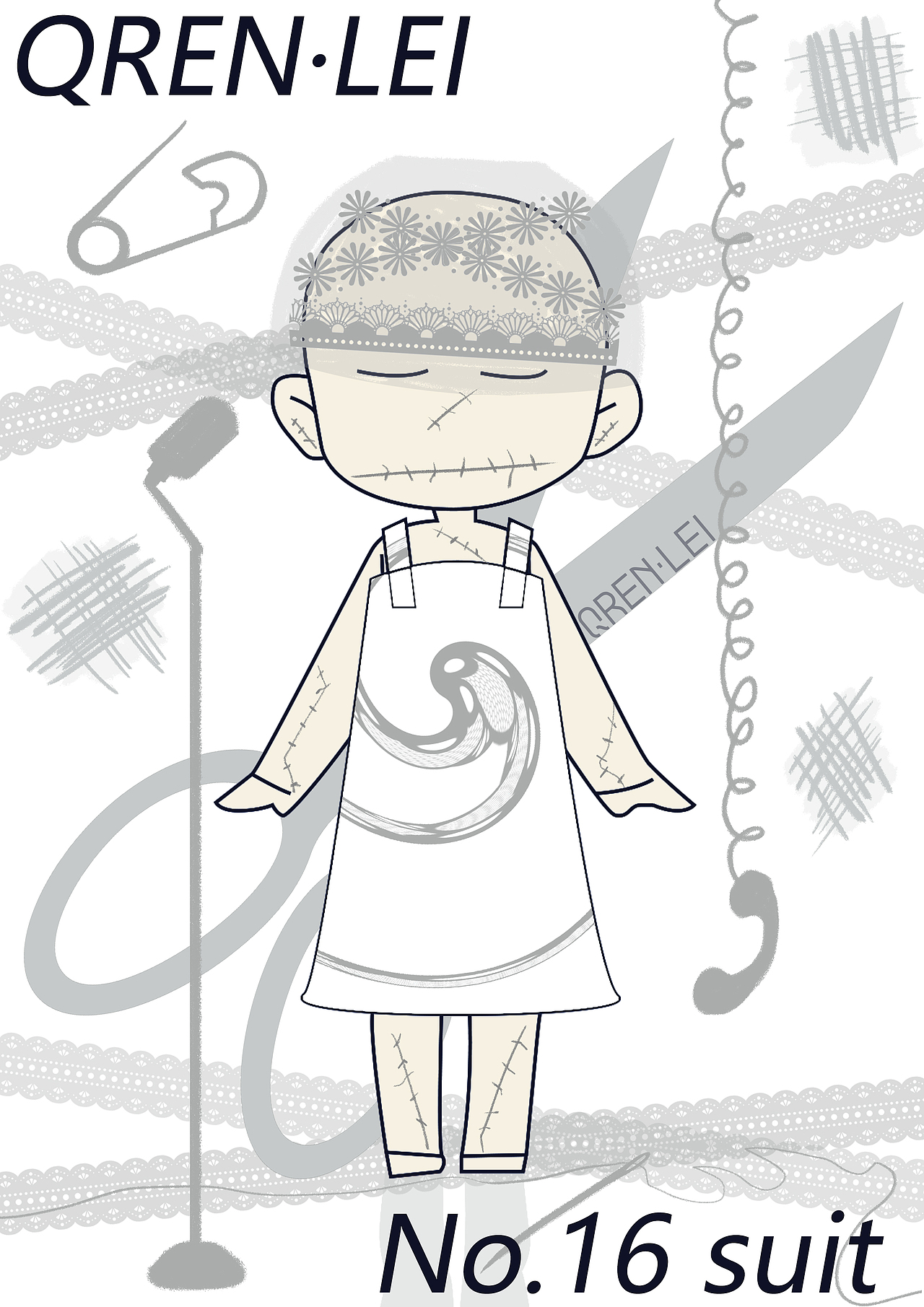 插画——QREN·LEI（图ZMzYwNTkxNTAw） - 创作习作 - 站酷设计师今天也想学画画呀原创素材 - 站酷ZCOOL