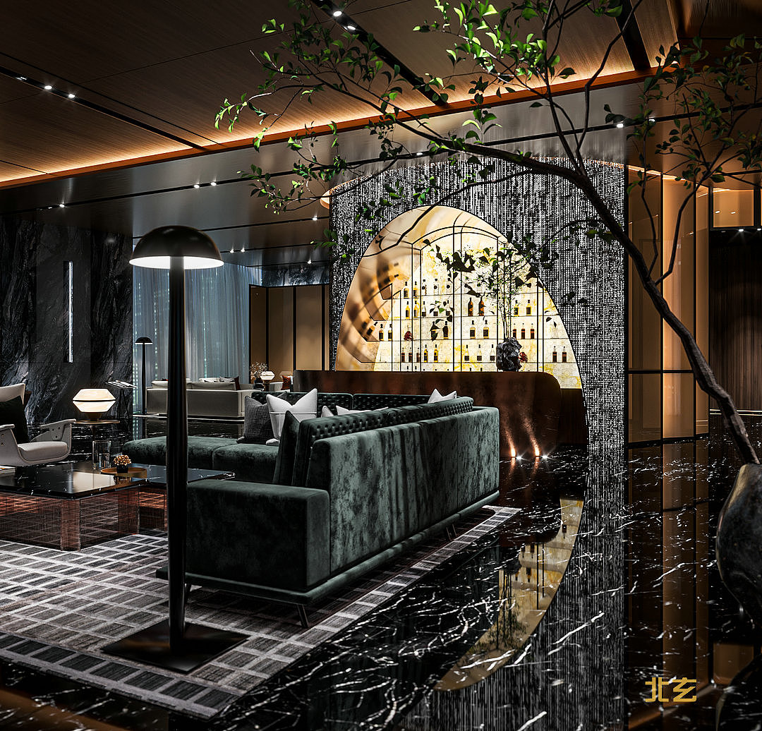 上海北玄/北玄教育/渲染作品/CR酒店（图ZMzMxNDk2Njcy） - 酒店餐饮设计 - 站酷设计师上海北玄原创素材 - 站酷ZCOOL