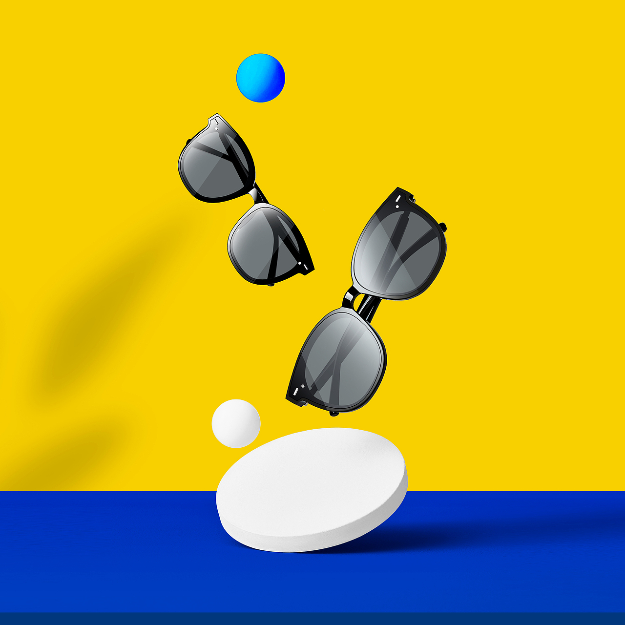 墨镜摄影丨GENTLE MONSTER✖蕉下折叠眼镜（图ZMzAwNjQ4MDgw） - 产品摄影 - 站酷设计师斑驳视觉原创素材 - 站酷ZCOOL