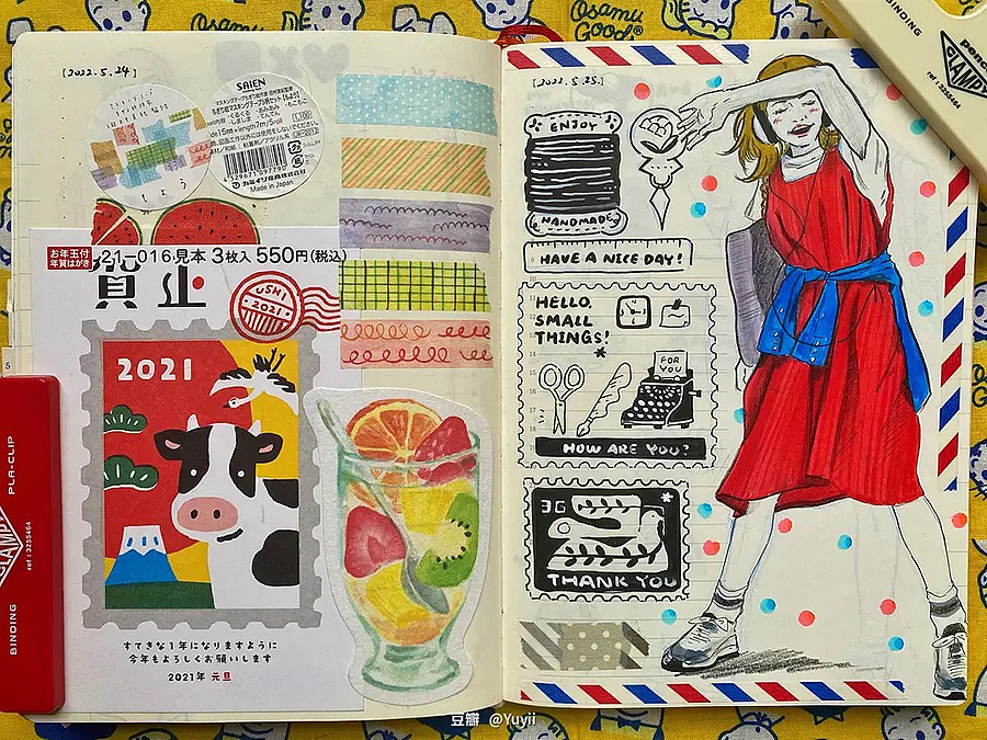 【yuyii的手绘手帐】2022年5月小日常