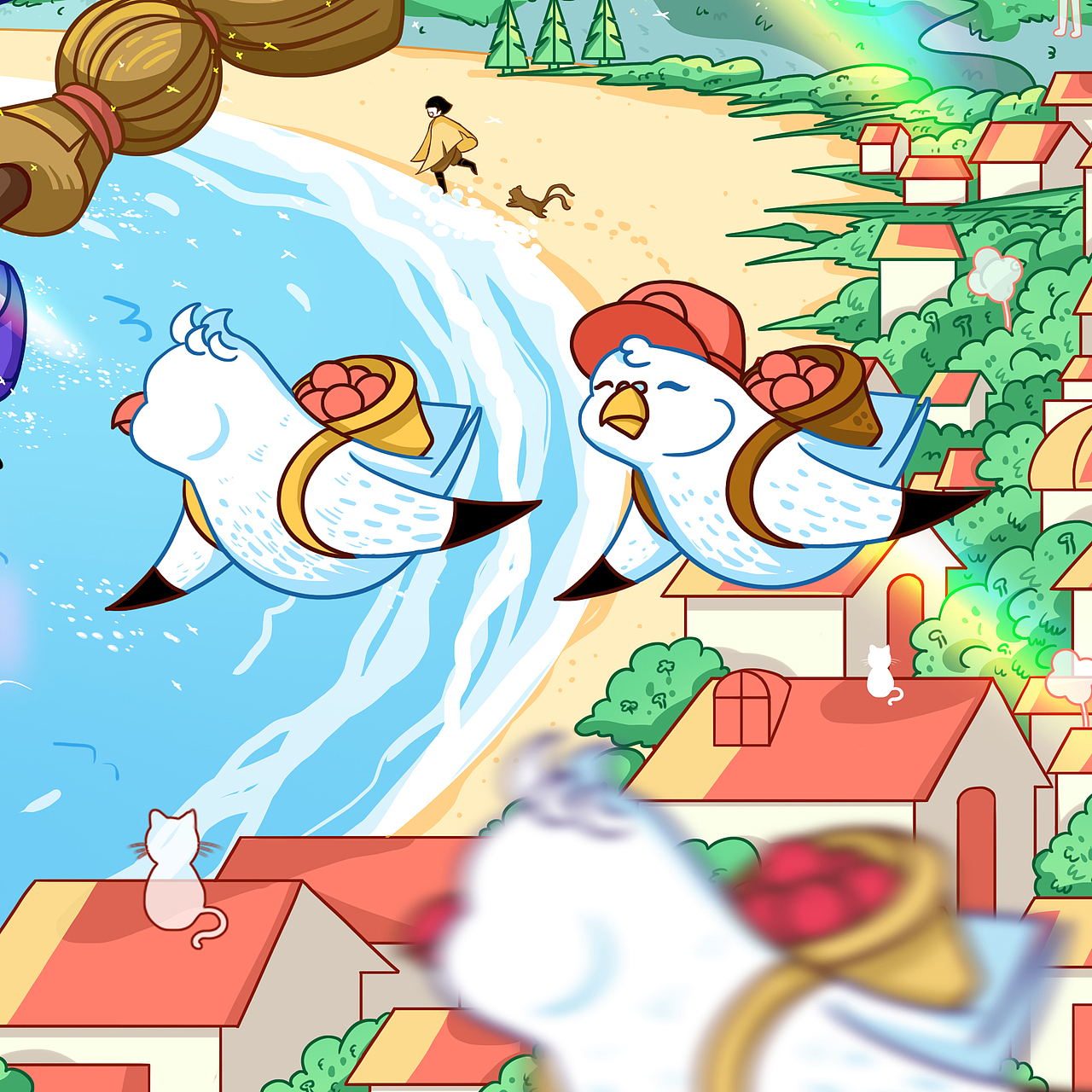 《遇见魔法师》2（图ZMzYwMDA2ODA4） - 绘本 - 站酷设计师K莫菲子原创素材 - 站酷ZCOOL