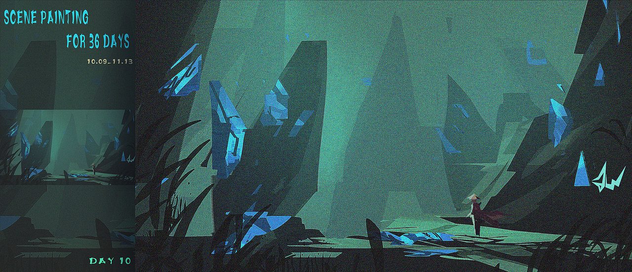 36天场景速途练习打卡（图ZMzIyOTIxNDI4） - 游戏原画 - 站酷设计师JW733原创素材 - 站酷ZCOOL