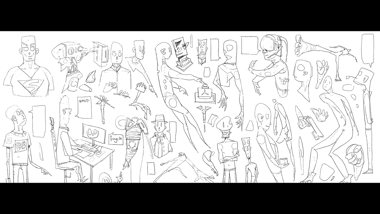 日常摸鱼01（图ZMzEyNTMyMzI4） - 创作习作 - 站酷设计师自动机器人原创素材 - 站酷ZCOOL