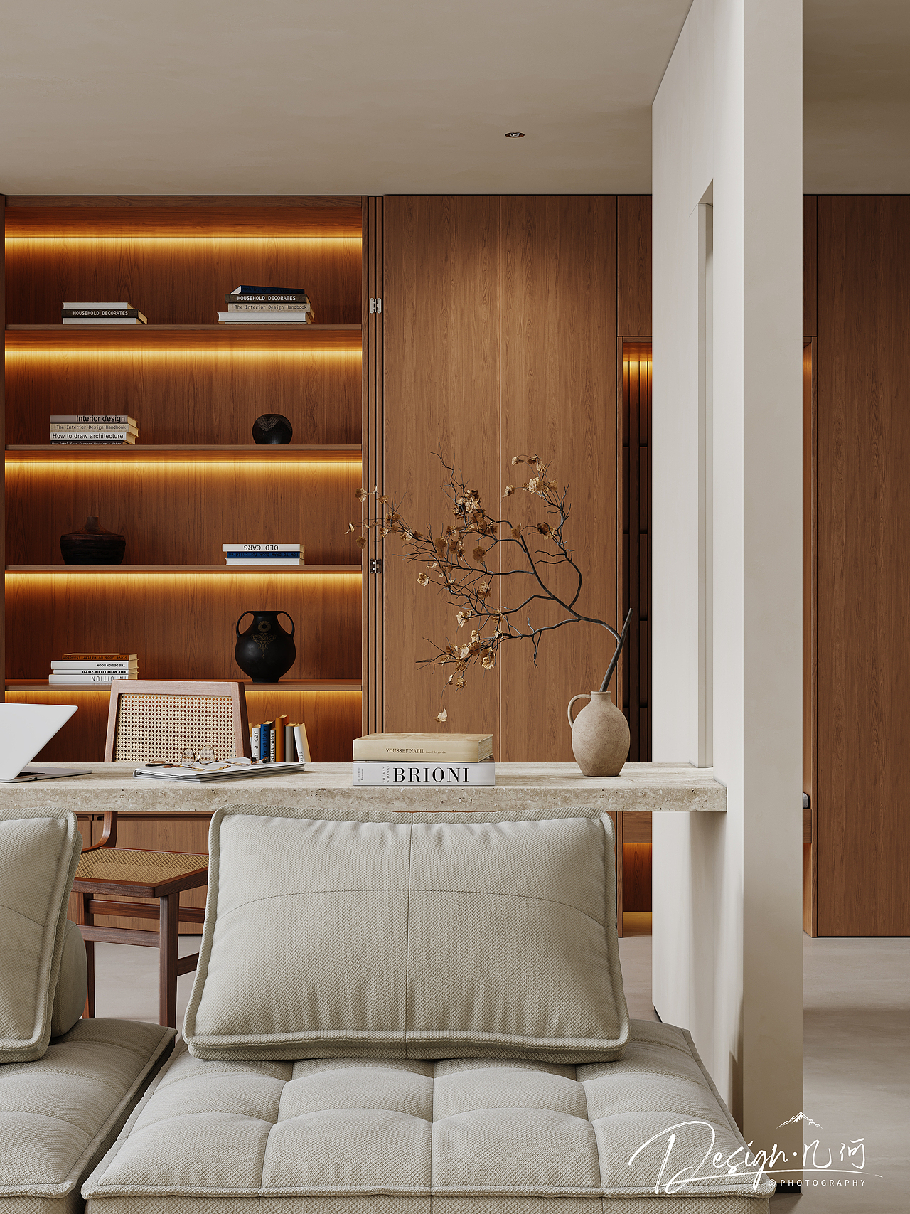 几何空间视觉表现 | 天玺湾中古风客餐厅(日景篇)