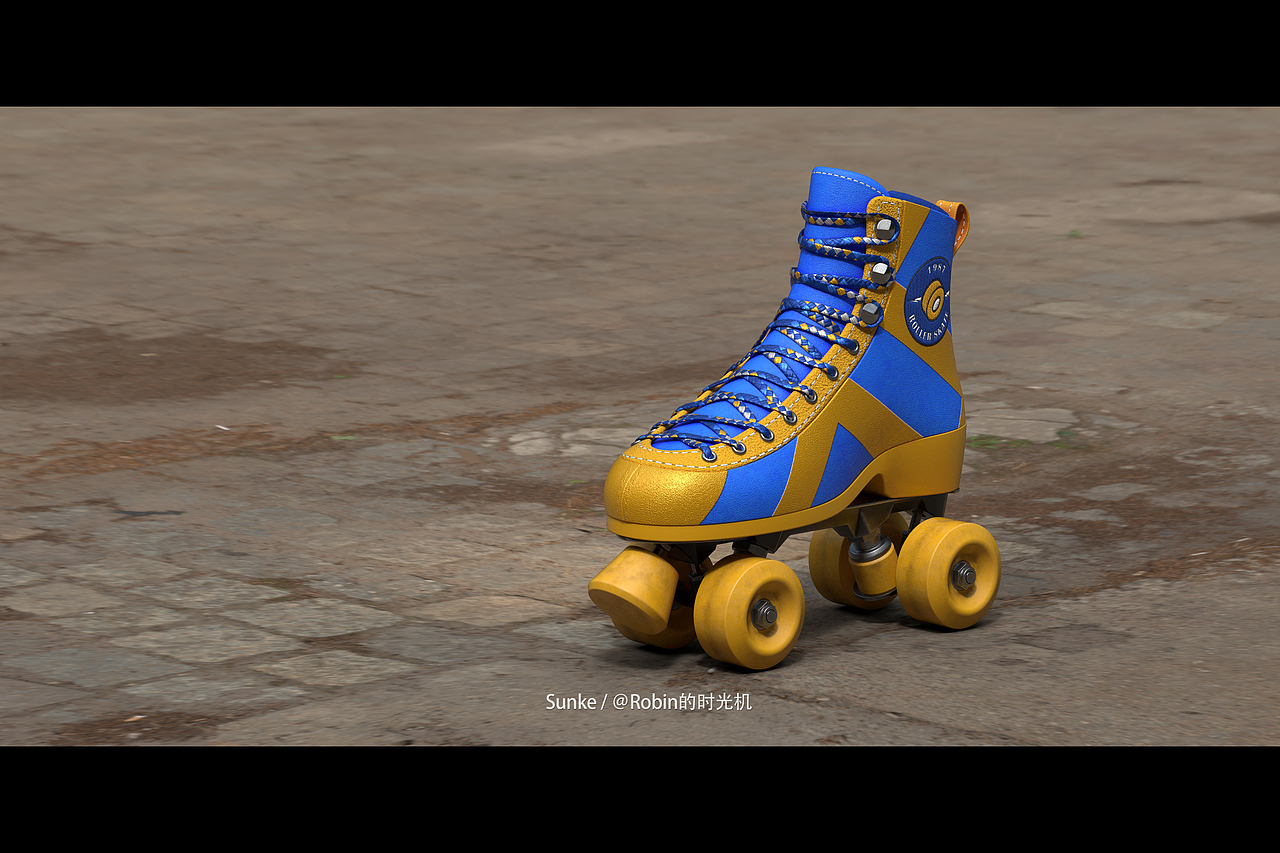 Substance Painter 溜冰鞋材质制作+四大渲染器对比