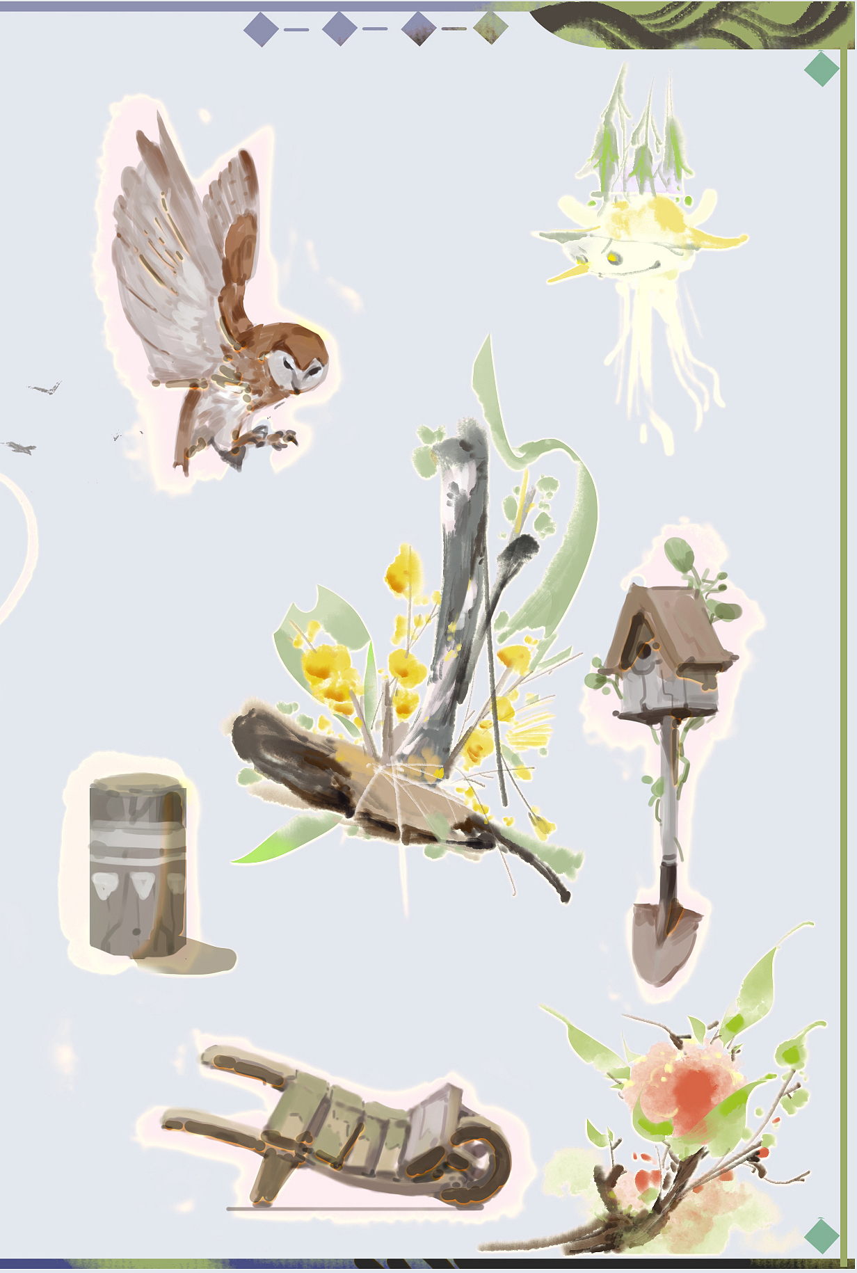 #架空世界观#游戏概念设计#场景原画#场景插画