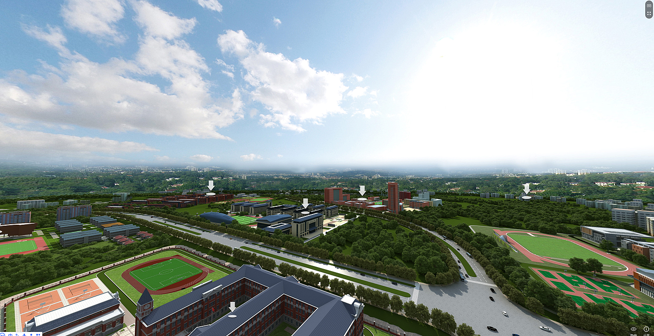 城市高校建筑群线上场景（图ZMzE4Mjc1NTY4） - 产品 - 站酷设计师Fruits先生原创素材 - 站酷ZCOOL