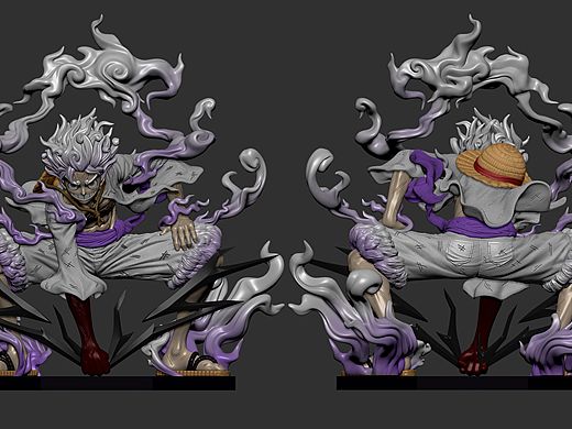 尼卡路飞海贼王手办