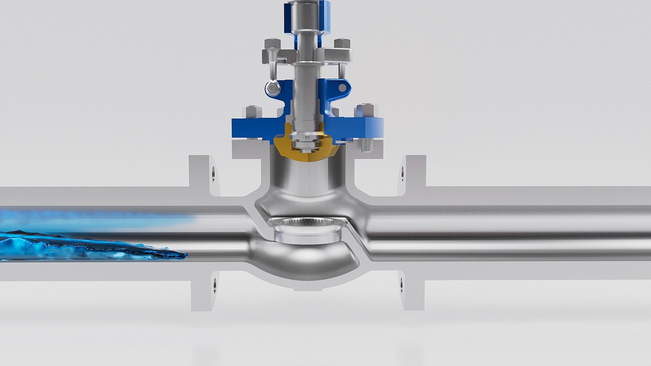 原创工业动画-C4D截止阀流体（图ZMzQyNDg5ODM2） - 动画/影视 - 站酷设计师李钰剑原创素材 - 站酷ZCOOL