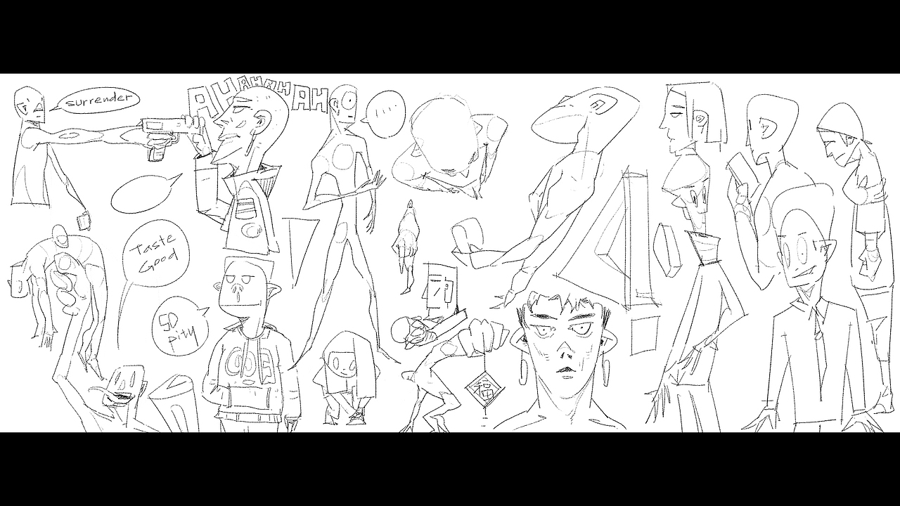 日常摸鱼01（图ZMzEyNTMyMzE2） - 创作习作 - 站酷设计师自动机器人原创素材 - 站酷ZCOOL