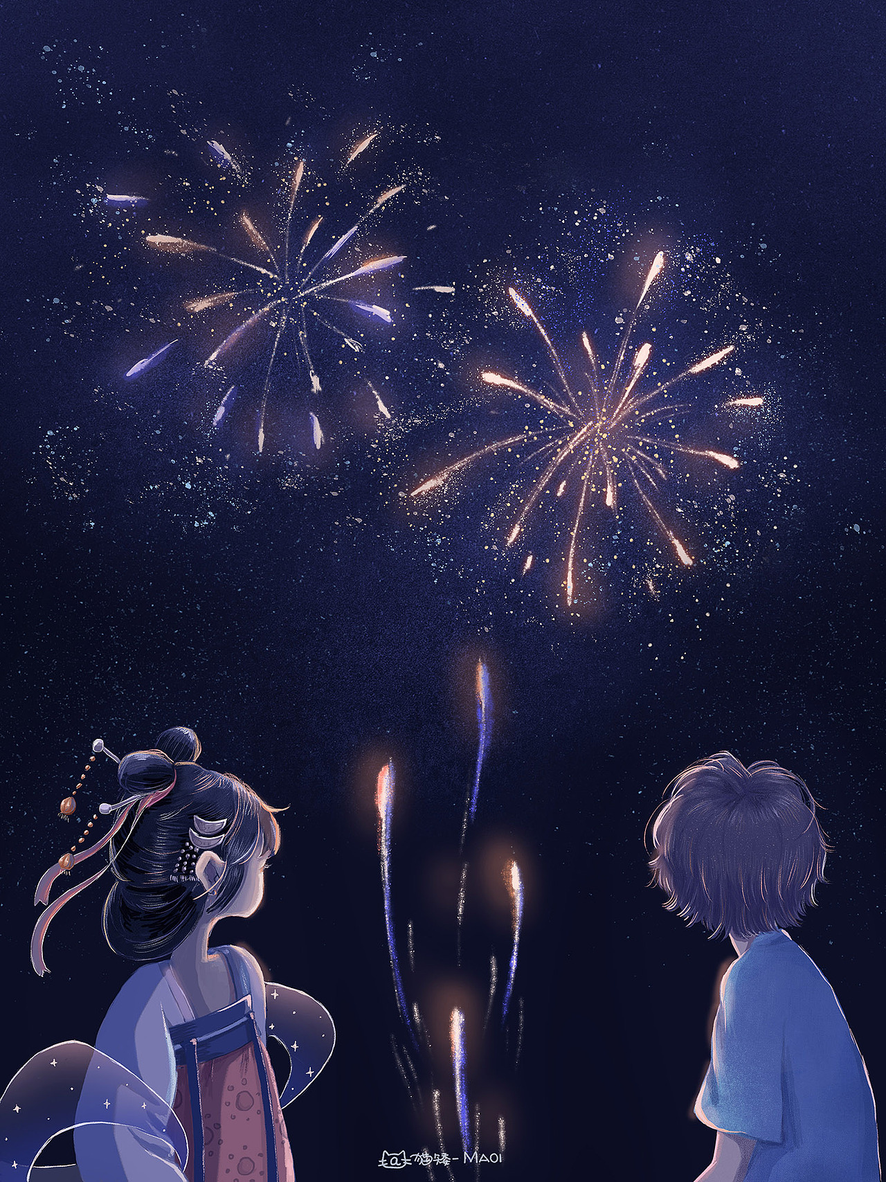 祝大家中秋节快乐（图ZMzE1Mzk5MTQ0） - 创作习作 - 站酷设计师猫矮_MAOI原创素材 - 站酷ZCOOL