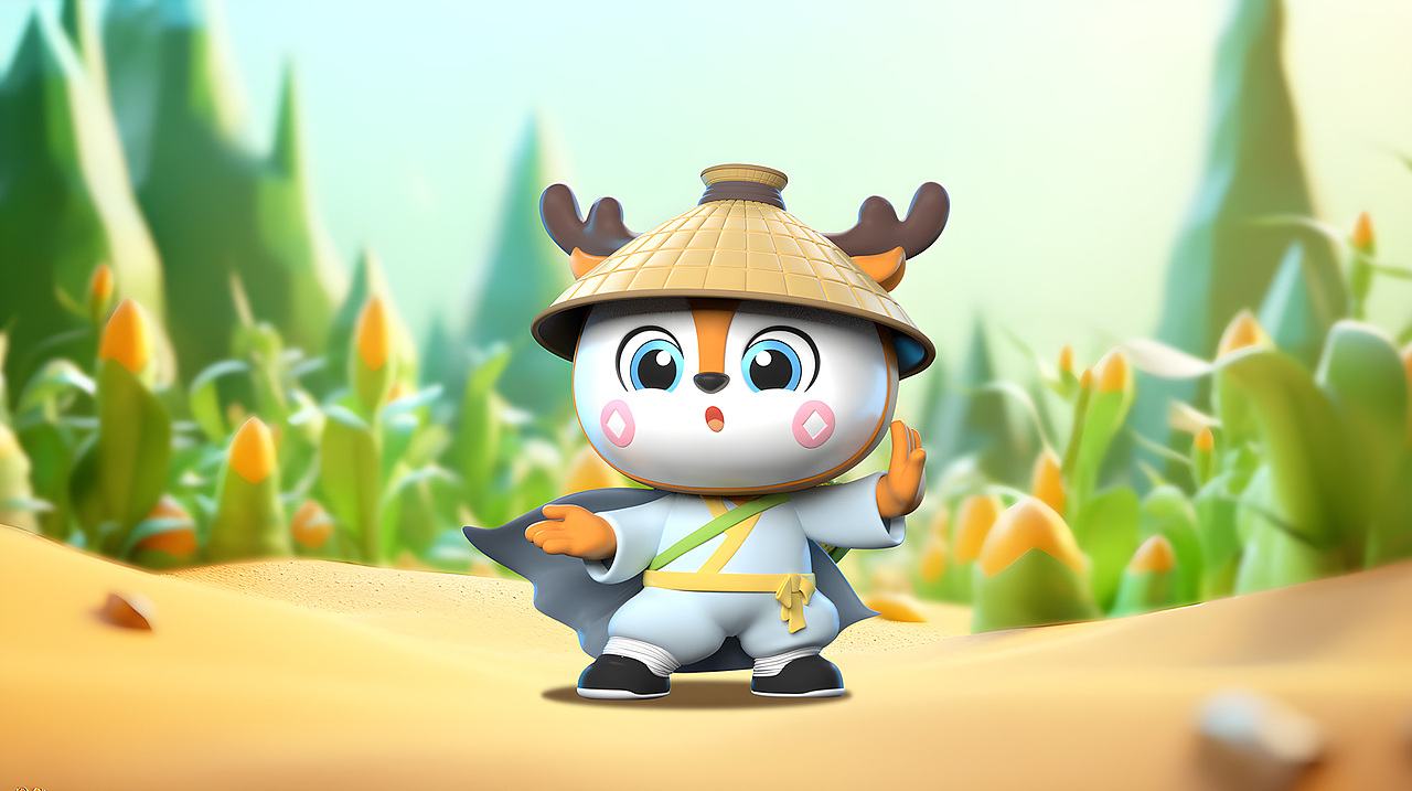 信小䘵卡通IP形象设计,应用主题造型延展