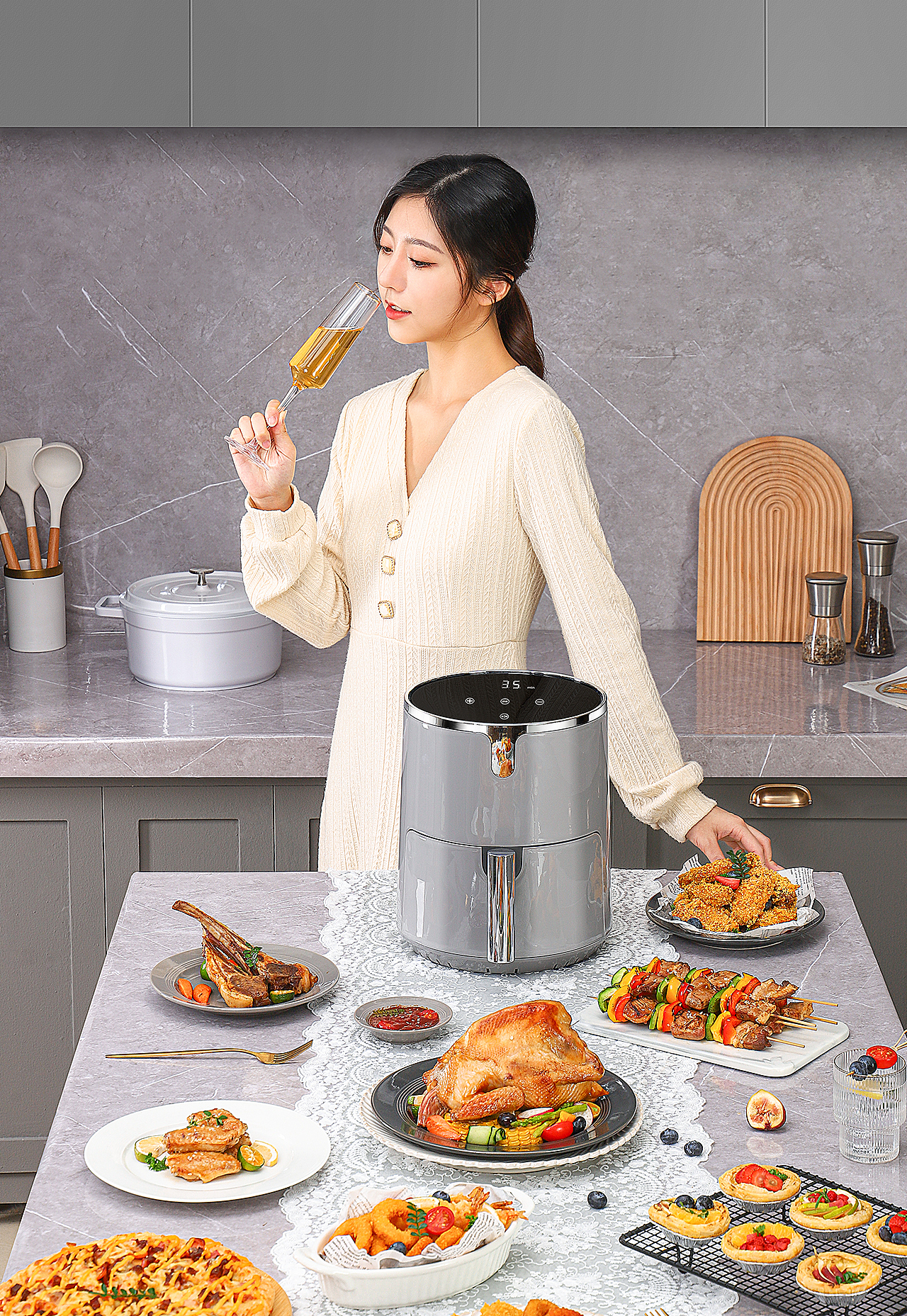 小家电拍摄 空气炸锅 详情|电商视频（图ZMzIyNjg3MzM2） - 电商 - 站酷设计师陈梦遗原创素材 - 站酷ZCOOL