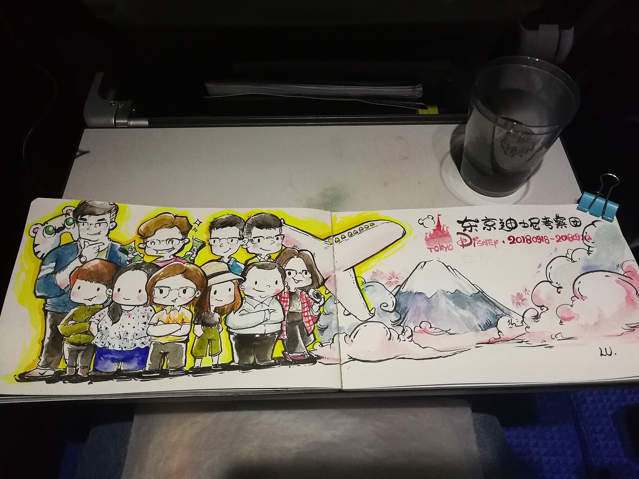 带着画笔去旅行（图ZMzMzNTE3ODAw） - 商业插画 - 站酷设计师沁蓝LULU原创素材 - 站酷ZCOOL