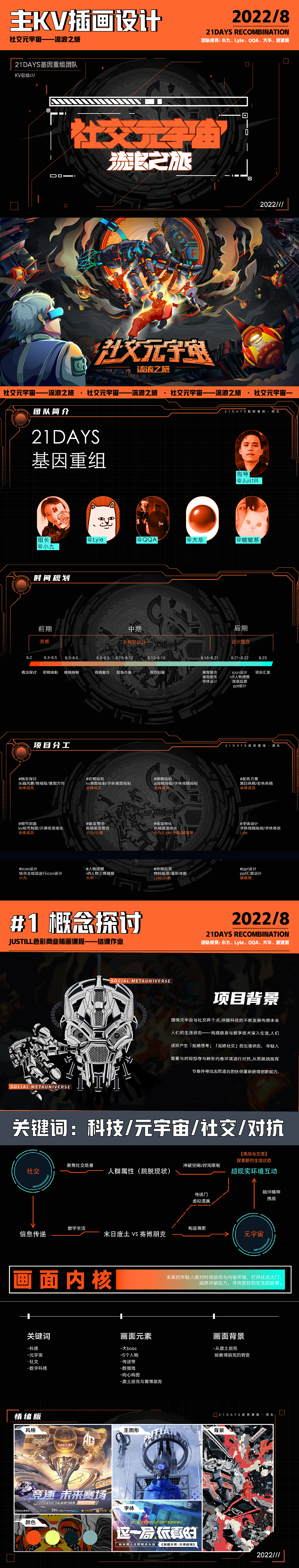 插画主KV | 社交元宇宙-流浪之旅（图ZMzE1MjAxMjgw） - 商业插画 - 站酷设计师S_NiNE南九原创素材 - 站酷ZCOOL