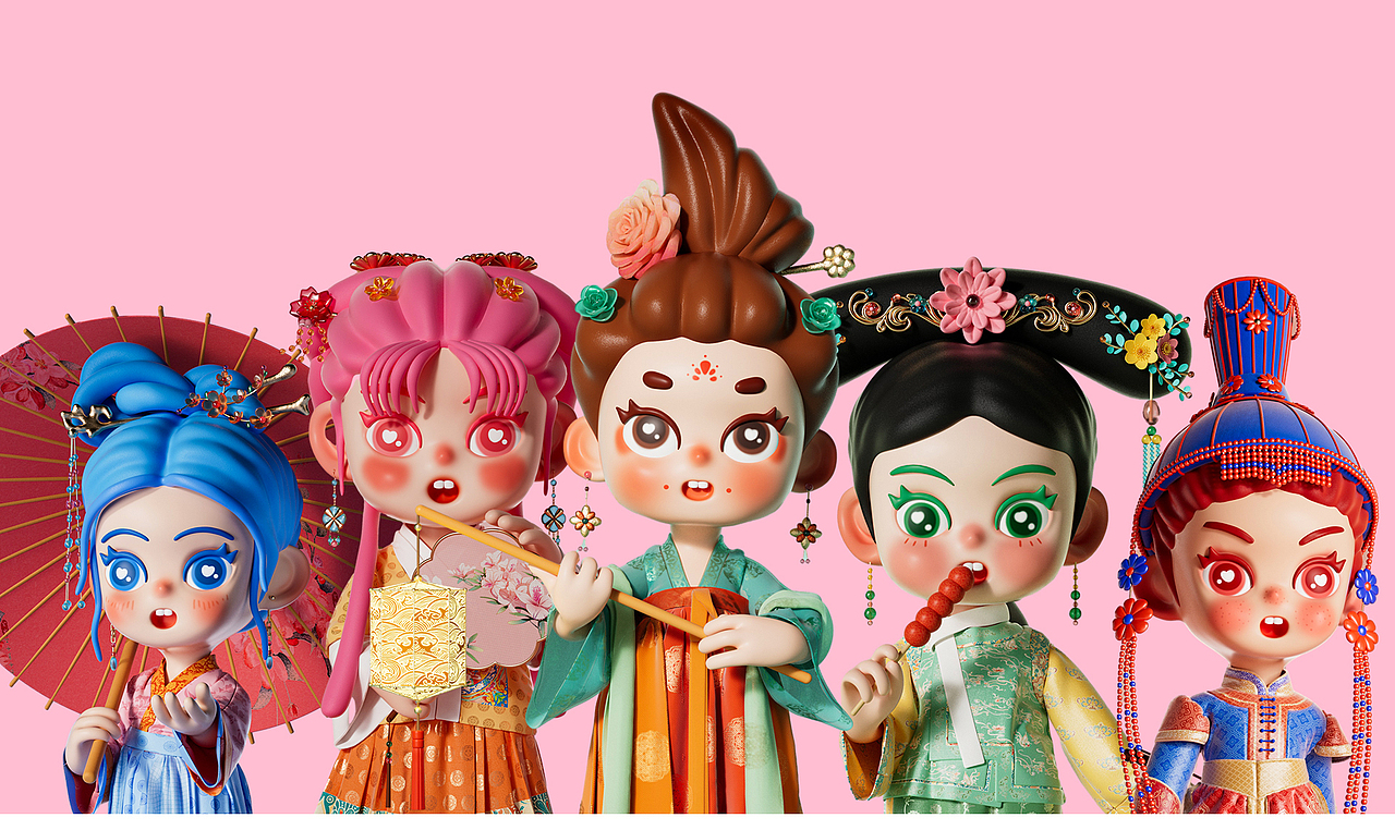 [IP自习室]-古风人物IP建模渲染