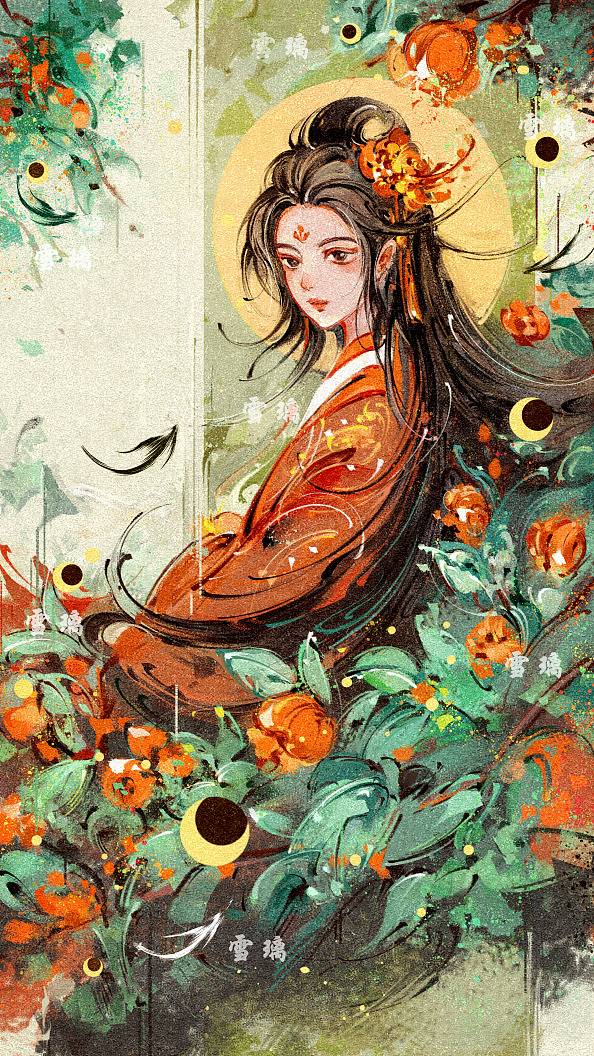 石榴花花神