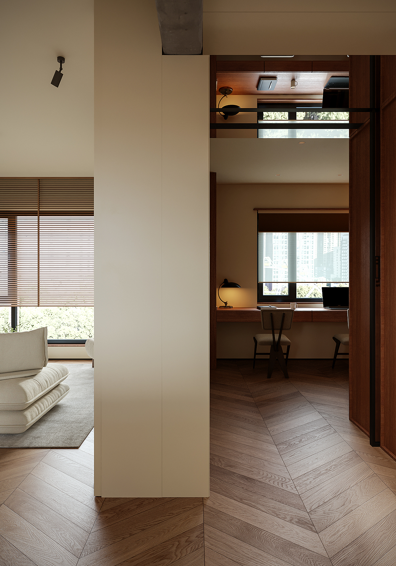 现代复古风格效果图表现