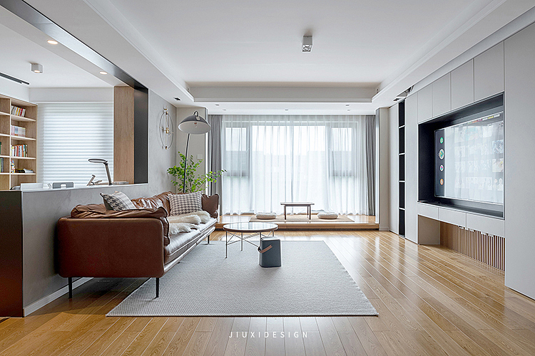 整体风格在北欧的基础上,增加现代和自然的元素。