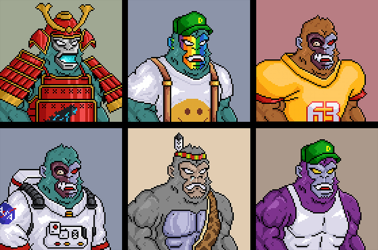 NFT | Pixel Angry Apes