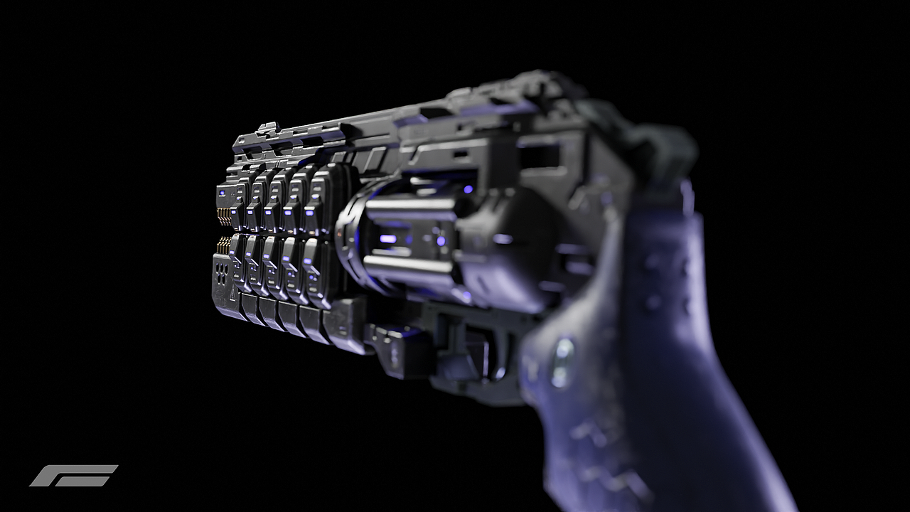 3D科幻风装备道具探索