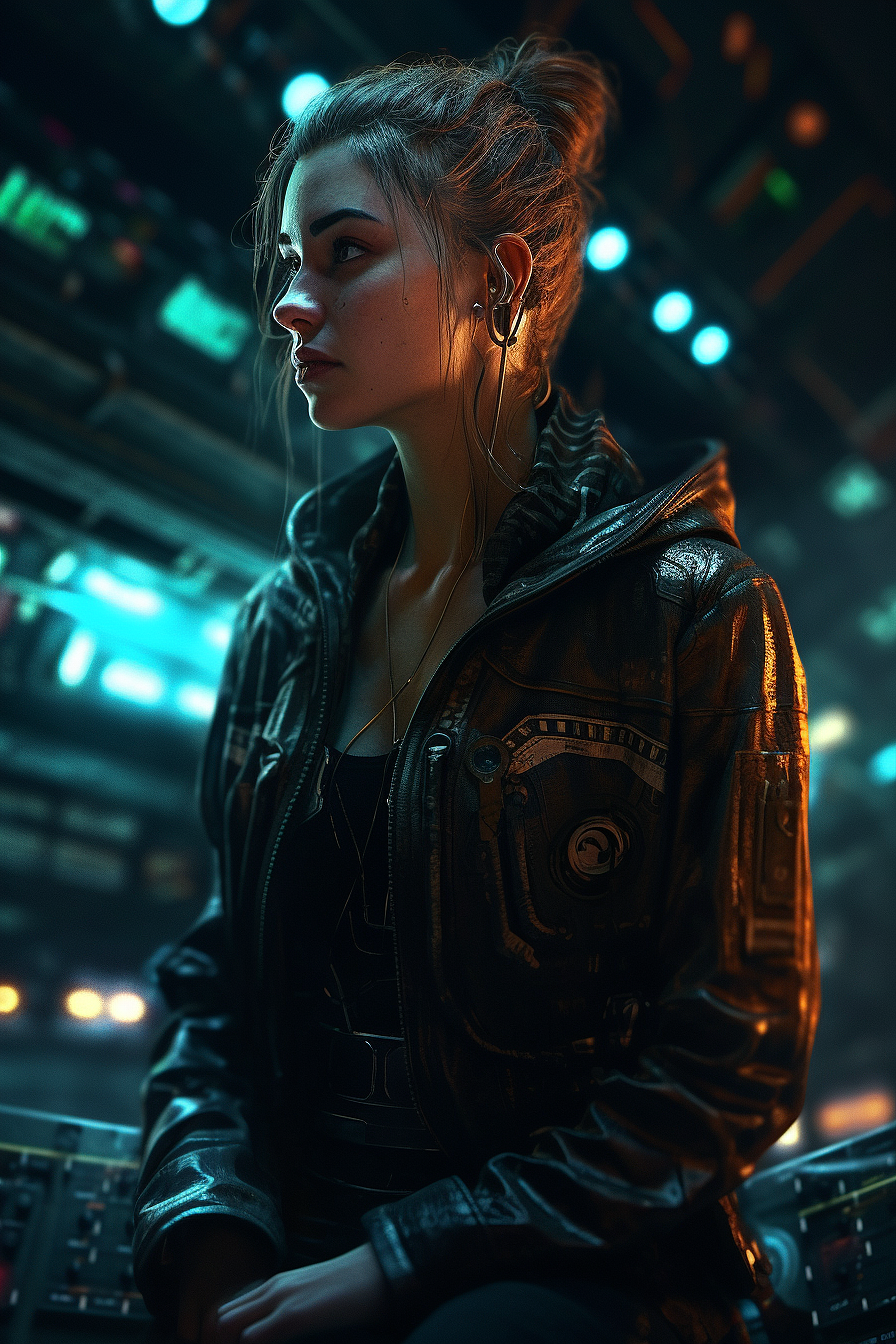 【赛博朋克】酷酷的女孩谁不爱呢？