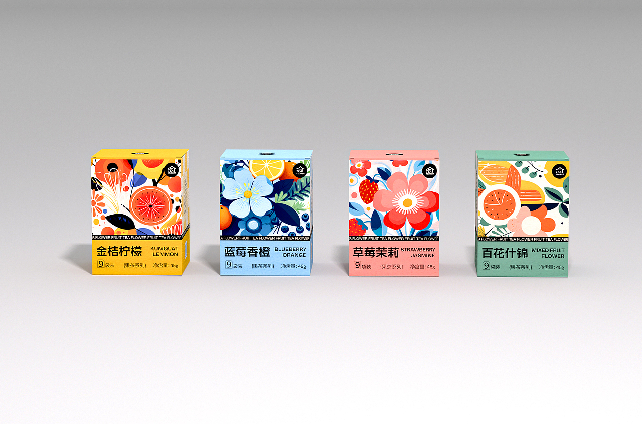 包装设计｜TEA FLOWER花草茶（图ZMzQ4NTg2MTk2） - 包装 - 站酷设计师摔不破的大爷原创素材 - 站酷ZCOOL