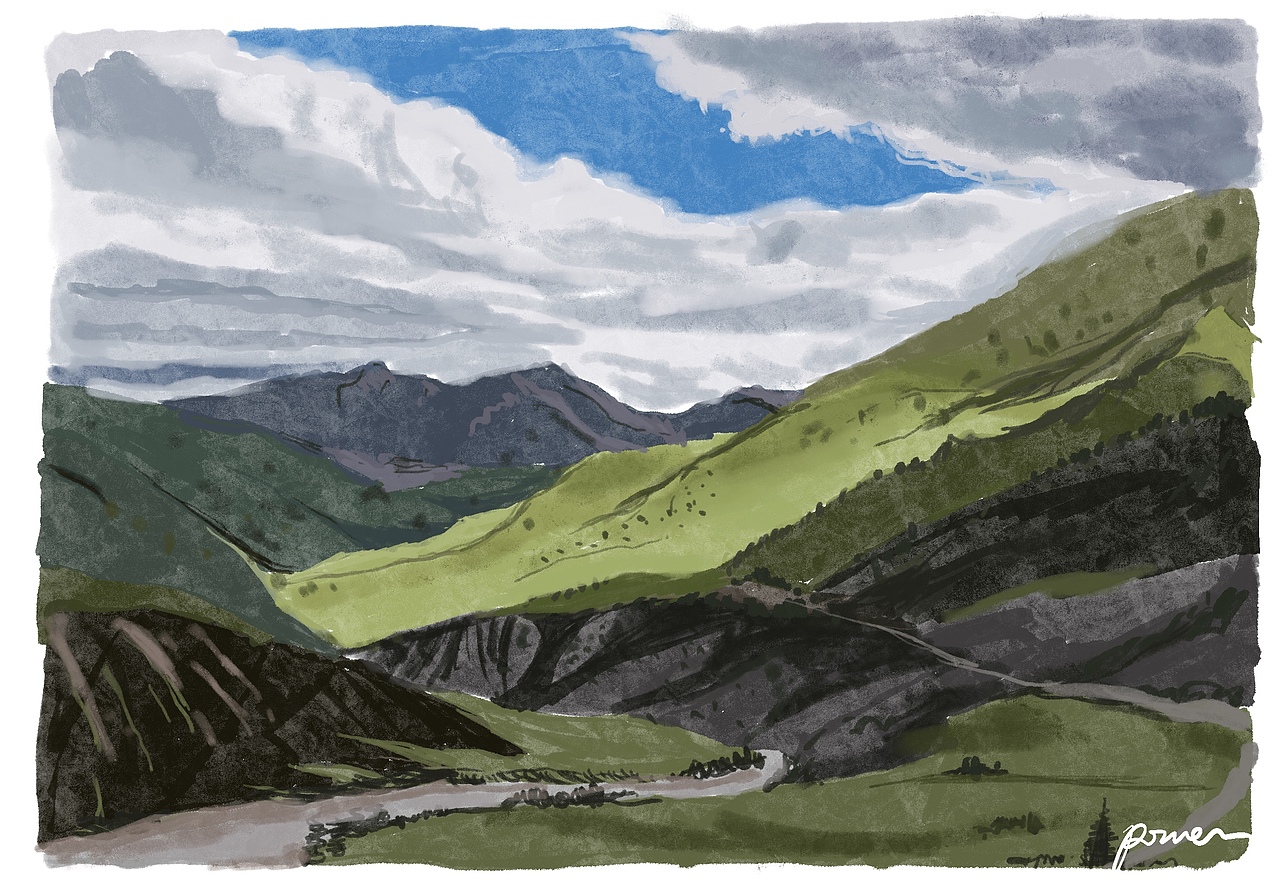 一些旅行的风景画（图ZMzQ3NDY2OTM2） - 艺术插画 - 站酷设计师powerSHEN原创素材 - 站酷ZCOOL