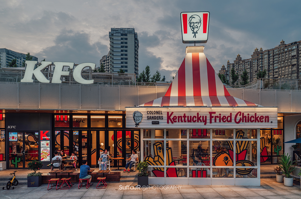 上海徐汇最美KFC（图ZMzQ1MDM3NTgw） - 环境/建筑摄影 - 站酷设计师朱尼尔沙发SUFFA原创素材 - 站酷ZCOOL