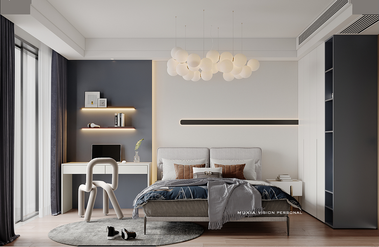 日常工作 现代平层（图ZMzEzMzc2MjY4） - 家装设计 - 站酷设计师慕夏灬VISION原创素材 - 站酷ZCOOL