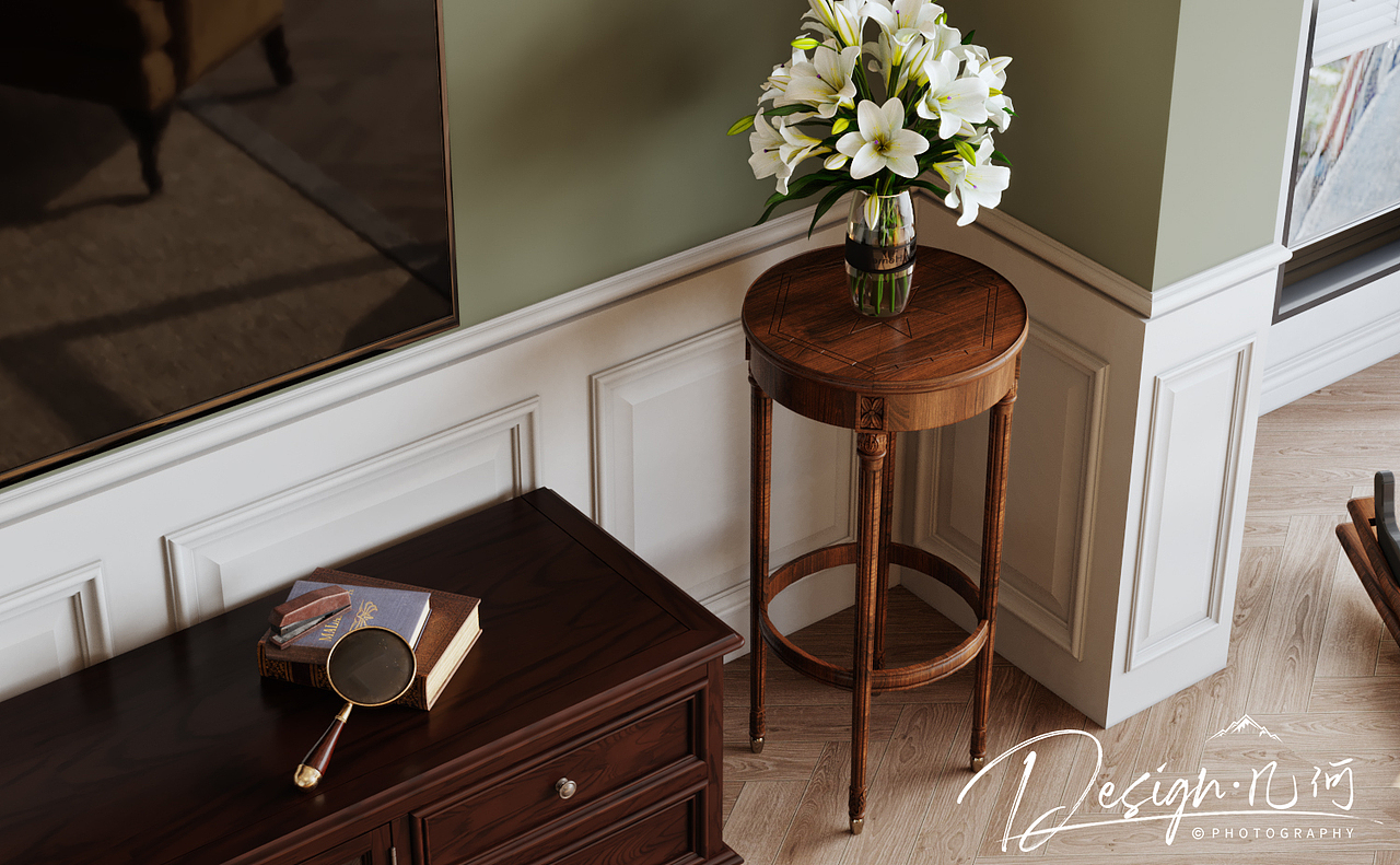 几何空间视觉表现 | 保利颍州堂悦现代美式