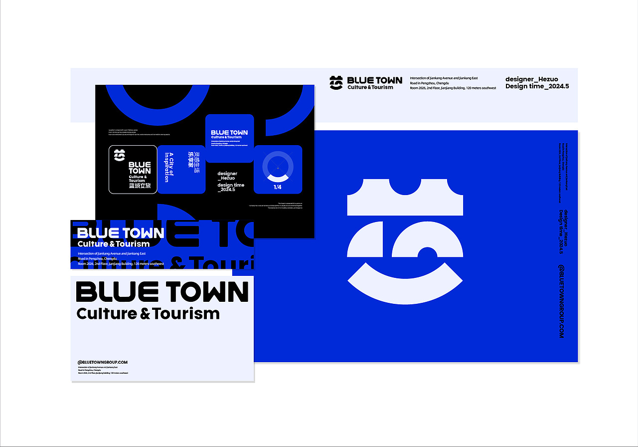 BLUE TOWN 蓝城文旅/品牌全案设计(图ZMzY5NjY2ODY4) - 品牌 - 站酷设计师禾作文创原创素材 - 站酷ZCOOL