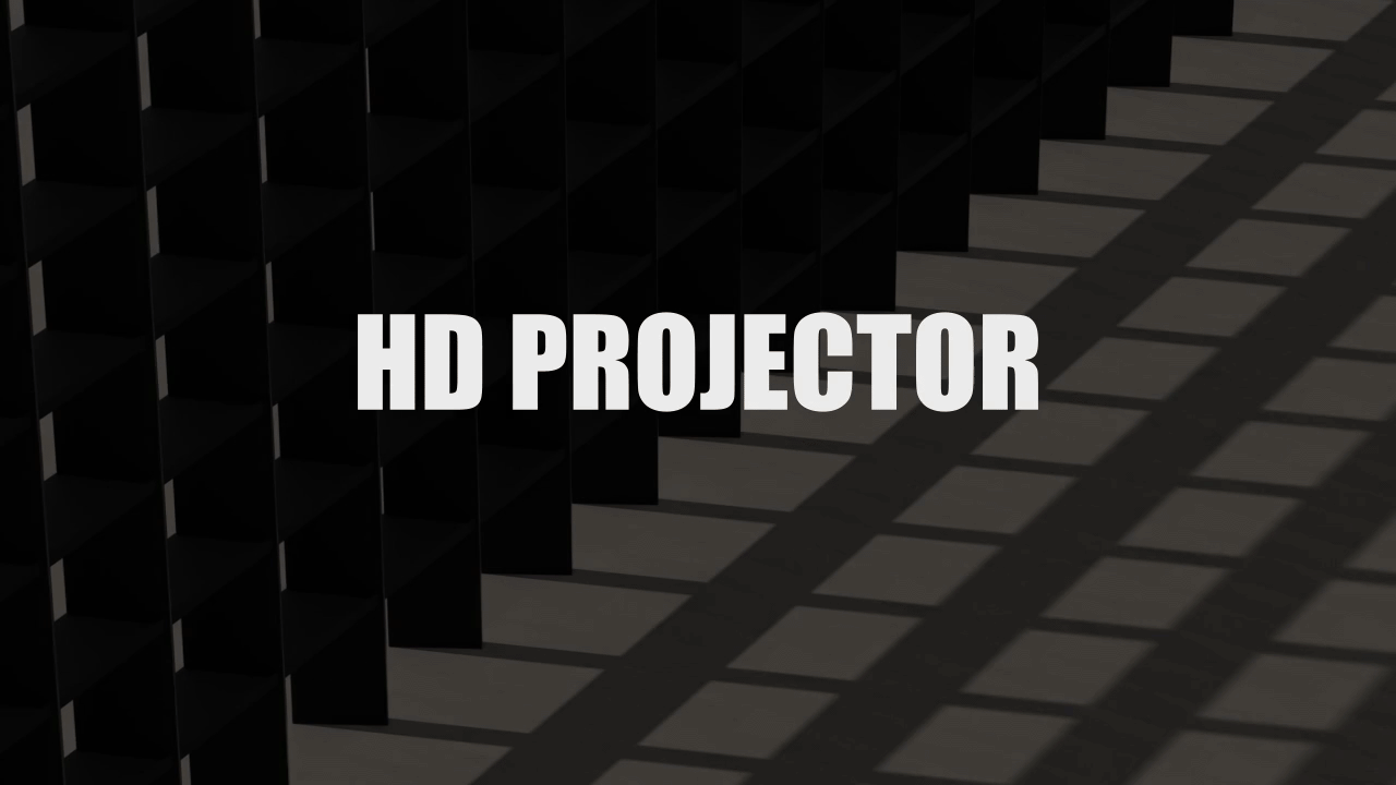 C4D视频 投影仪动画