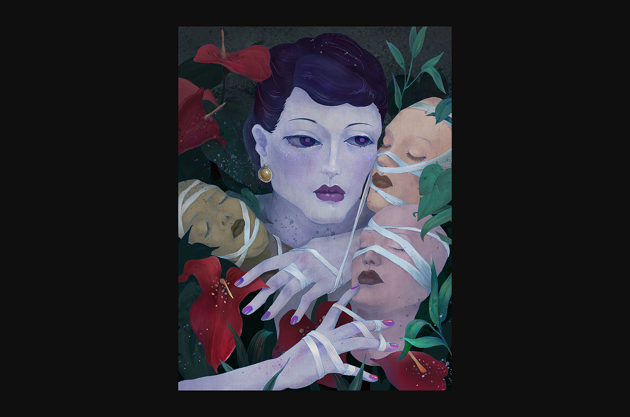 【 巫 】｜ 插画设计（图ZMjk2OTg5NjQ4） - 艺术插画 - 站酷设计师纹焘原创素材 - 站酷ZCOOL