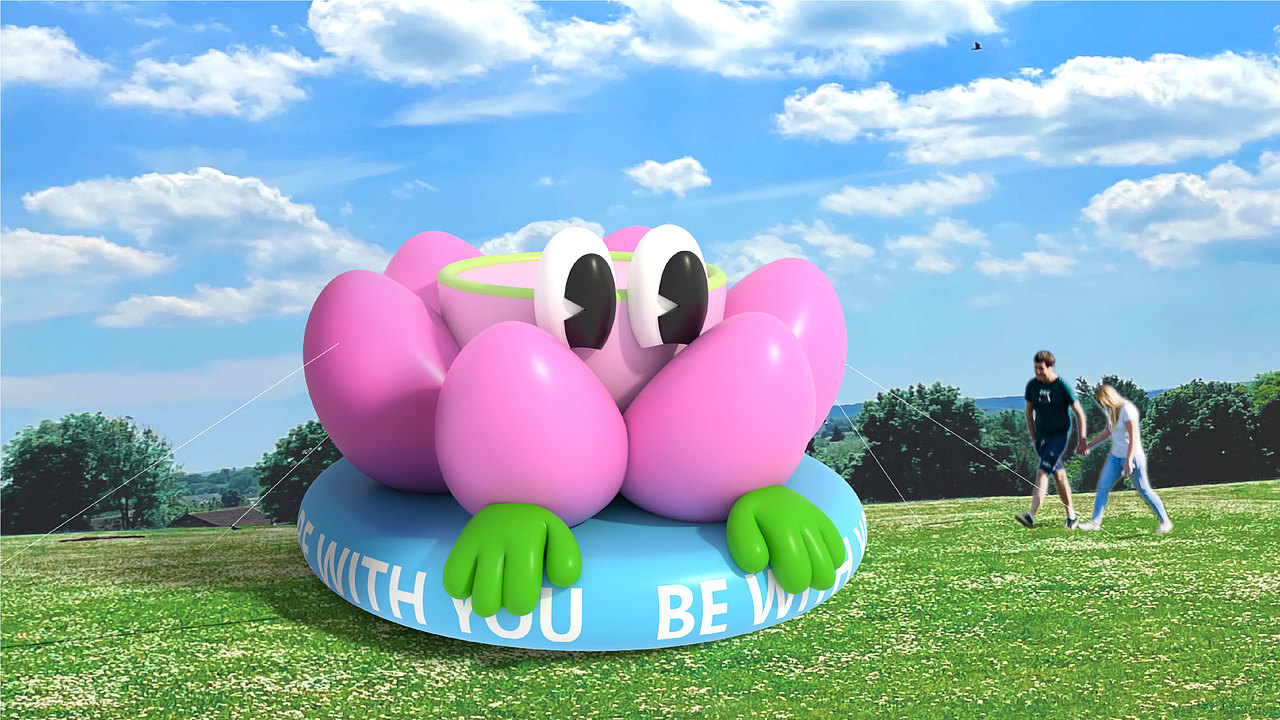 暑期夏季IP美陈-荷你一起（图ZMzQwNjc3NjQ4） - IP形象 - 站酷设计师西创文化原创素材 - 站酷ZCOOL