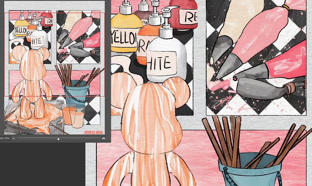 分镜插画6（图ZMjk3NTU5MTEy） - 艺术插画 - 站酷设计师程程吃橙橙原创素材 - 站酷ZCOOL