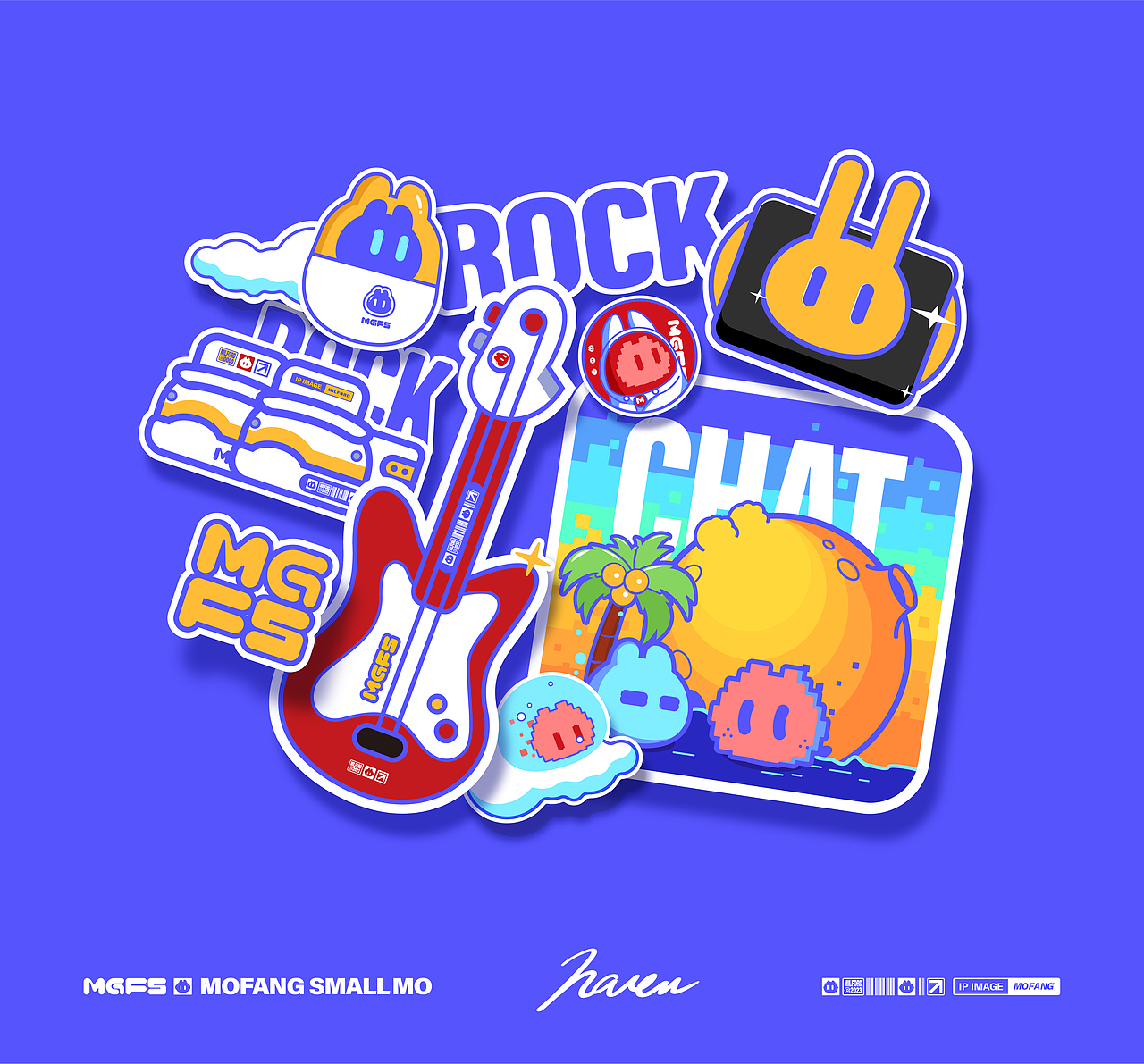 摩坊金街商场IP形象设计×同道设计原创卡通形象吉祥物