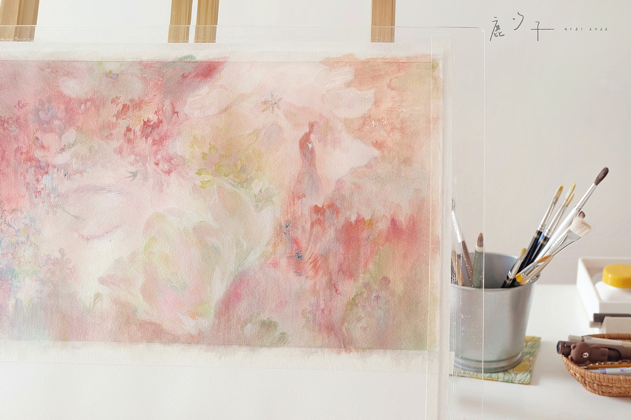 一日清晨（图ZMzQ4MDU3OTA4） - 商业插画 - 站酷设计师鹿夕子原创素材 - 站酷ZCOOL