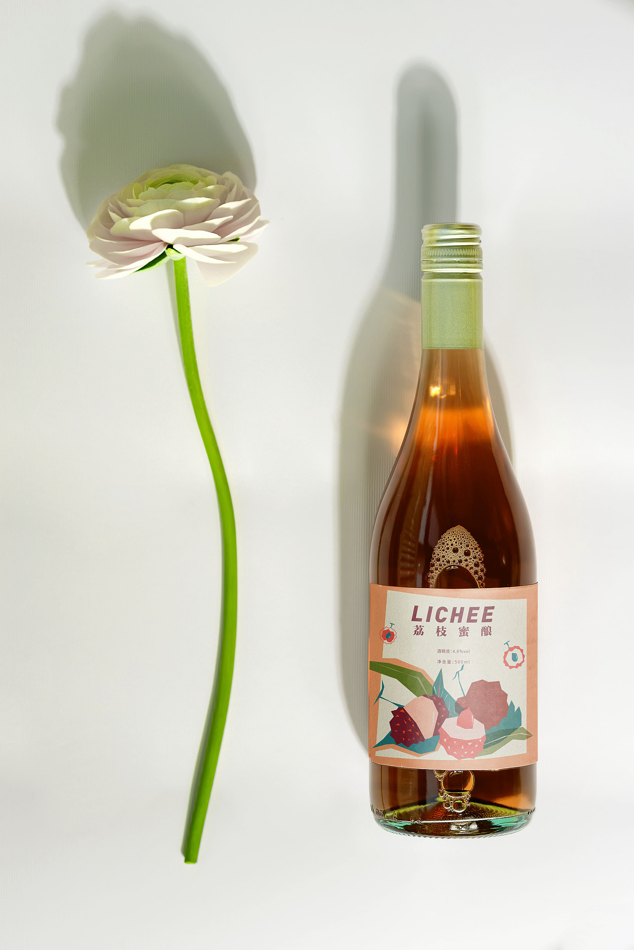 果酒插画包装