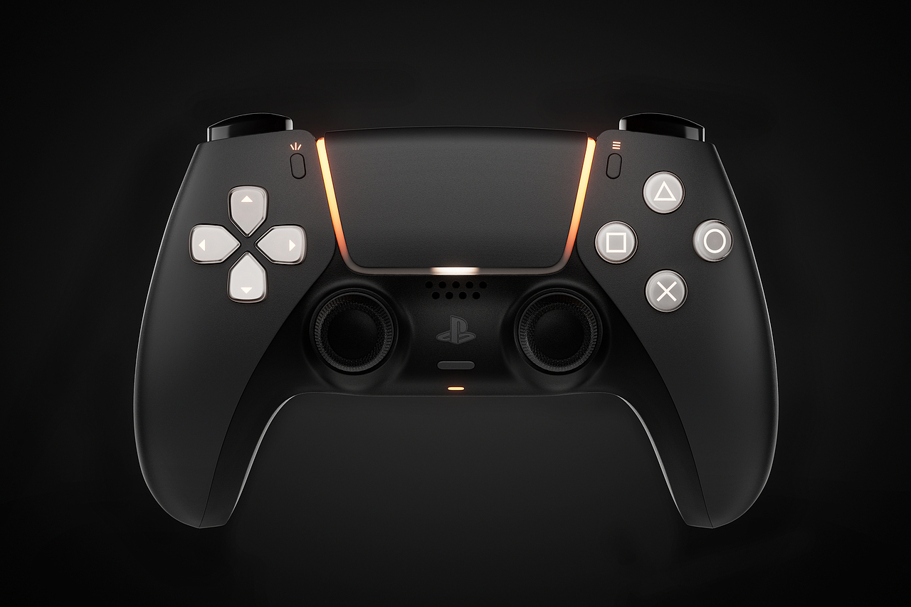 【产品渲染练习】 游戏手柄